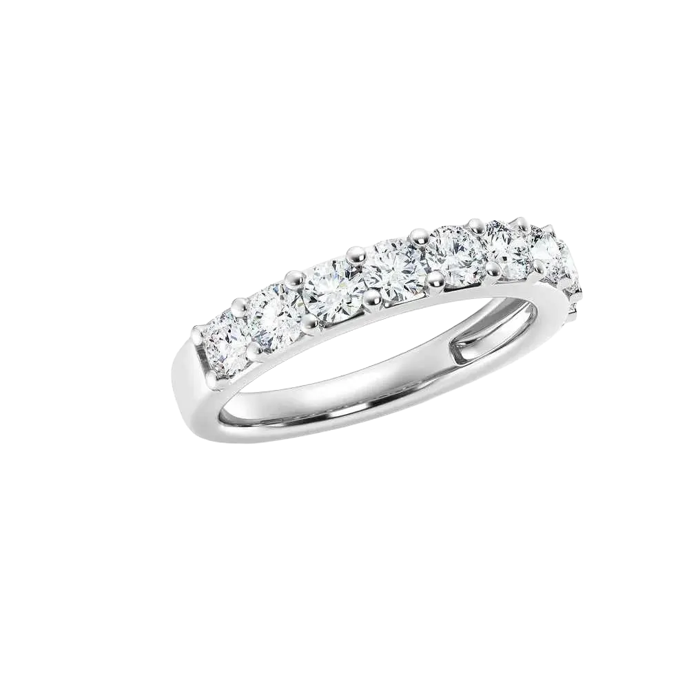 Anillo de banda con diamantes cultivados en laboratorio de 1,00 ct