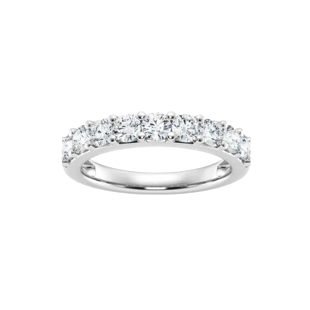 Anillo de banda con diamantes cultivados en laboratorio de 1,00 ct
