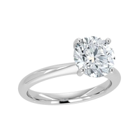 IGI Lab Grown Diamond Round Solitaire Ring (1ct-2ct)