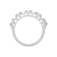 IGI 2.00ct Lab Grown Diamond Princess Cut Band Ring