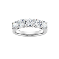 Anillo de banda con diamantes cultivados en laboratorio de 2,00 ct