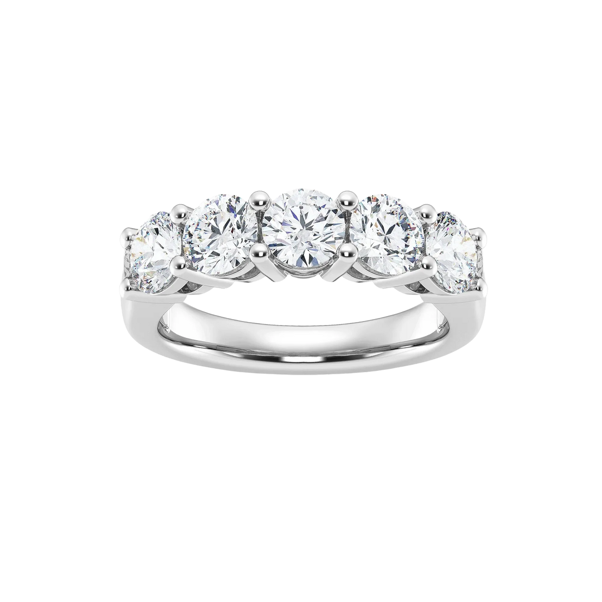 Anillo de banda con diamantes cultivados en laboratorio de 2,00 ct