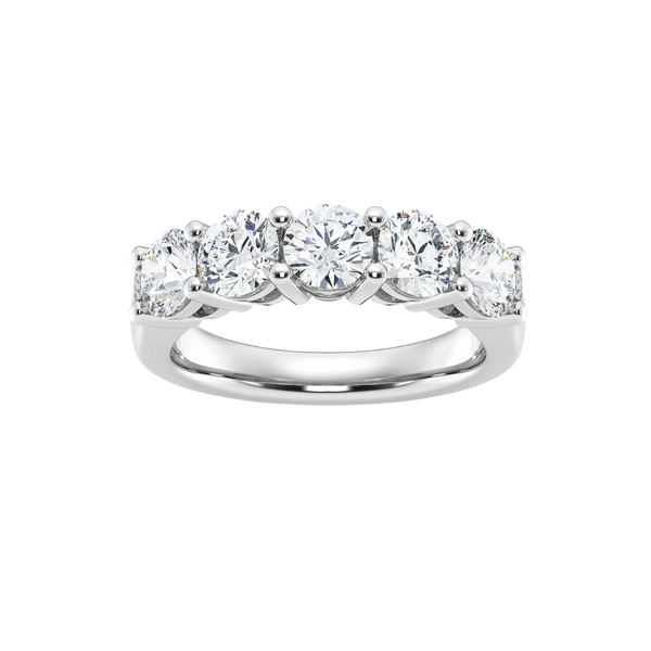 Anillo de banda con diamantes cultivados en laboratorio de 2,00 ct