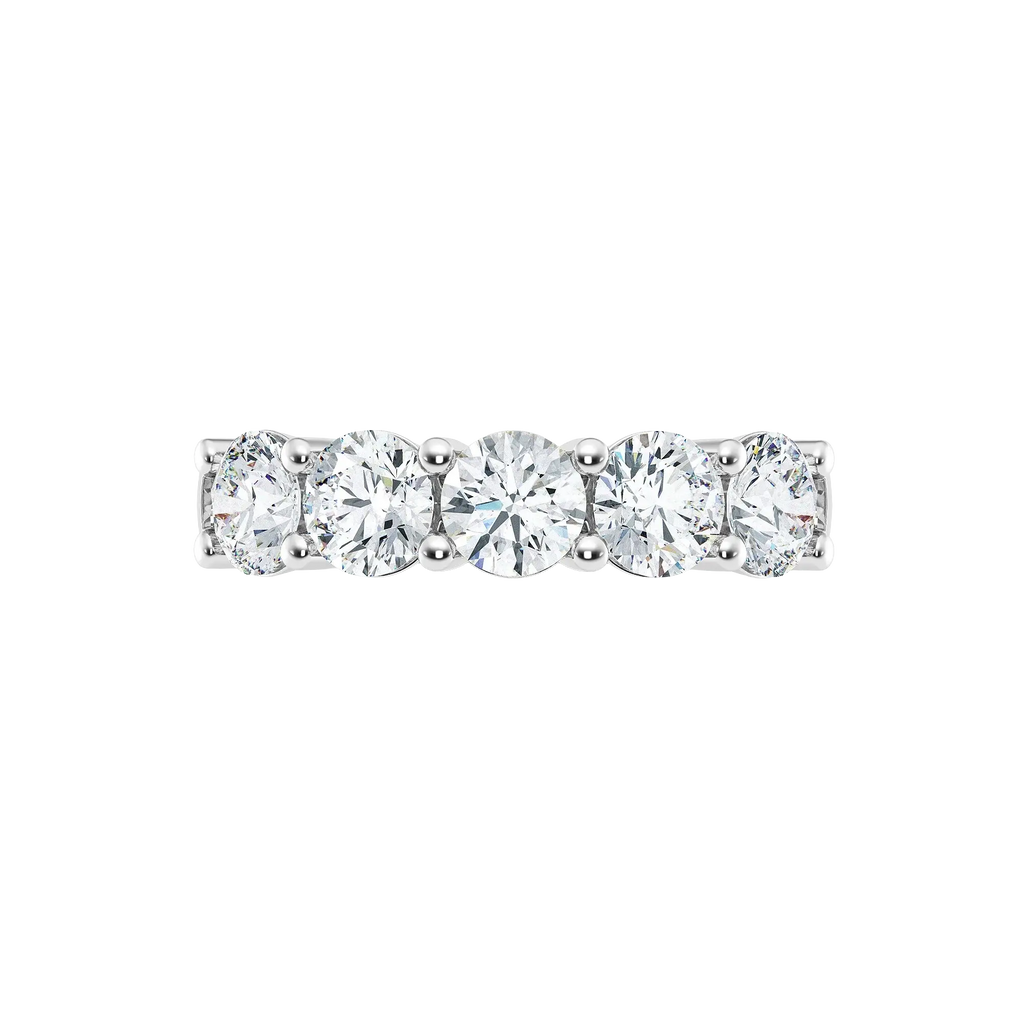 Anillo de banda con diamantes cultivados en laboratorio de 2,00 ct