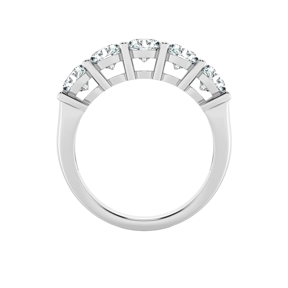 Anillo de banda con diamantes cultivados en laboratorio de 2,00 ct