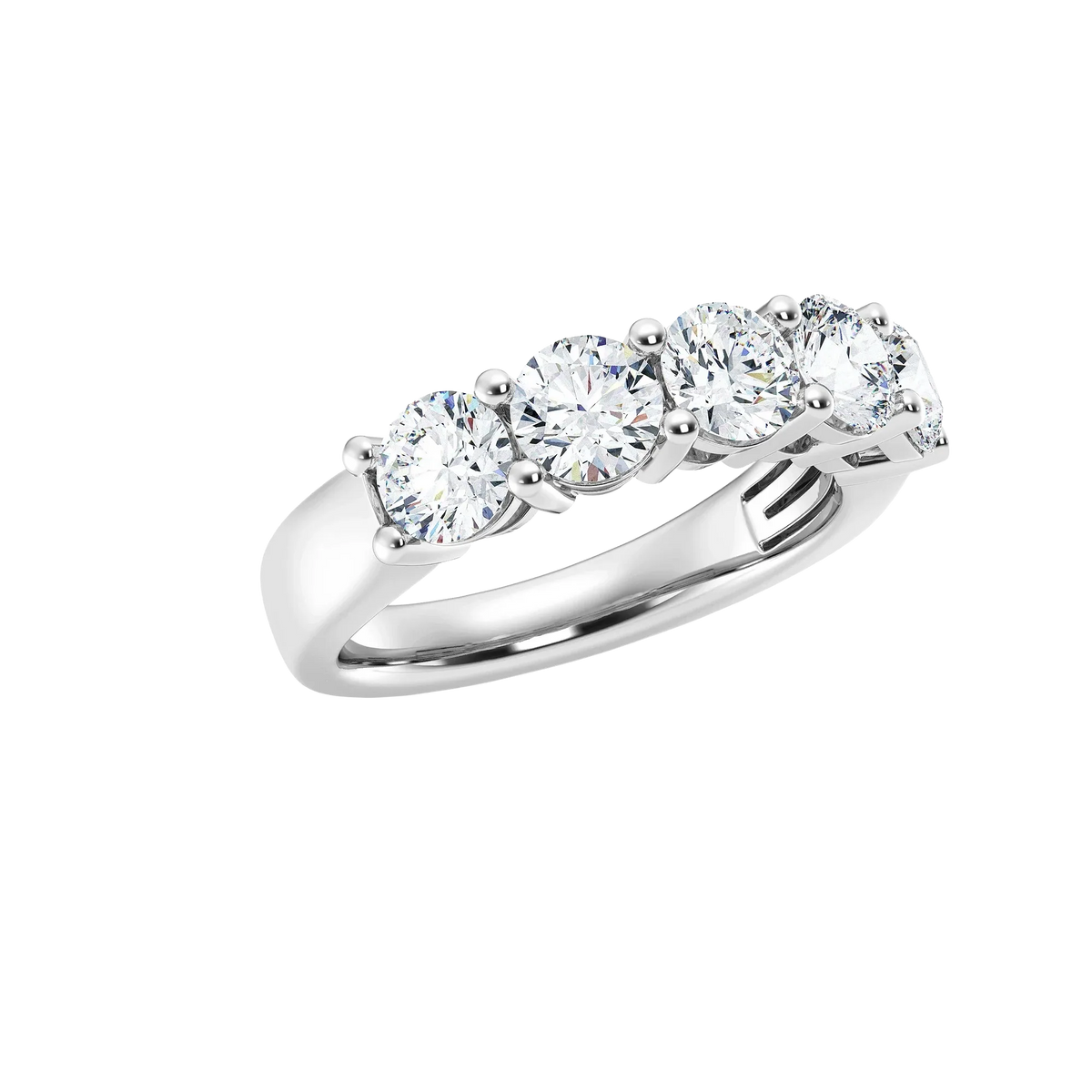 Anillo de banda con diamantes cultivados en laboratorio de 2,00 ct