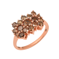 1.50ct  Natural Champagne Diamond Ring