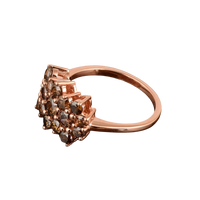1.50ct  Natural Champagne Diamond Ring