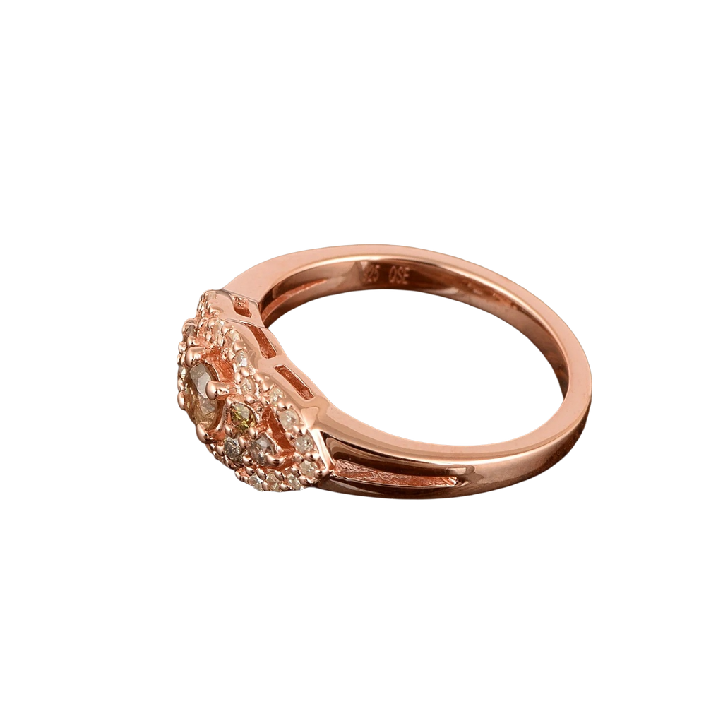 0.50ct  Natural Champagne Diamond Ring