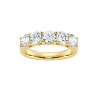 Anillo de banda con diamantes cultivados en laboratorio de 2,00 ct