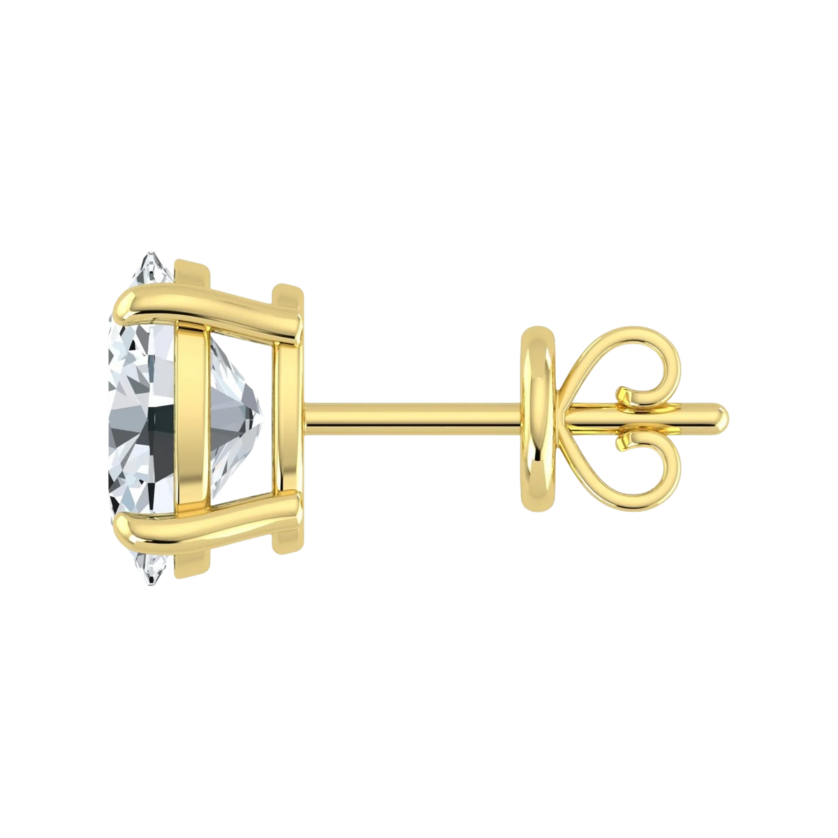 Lab Grown Diamond Elegant Oval Studs (1ct-2.00ct)