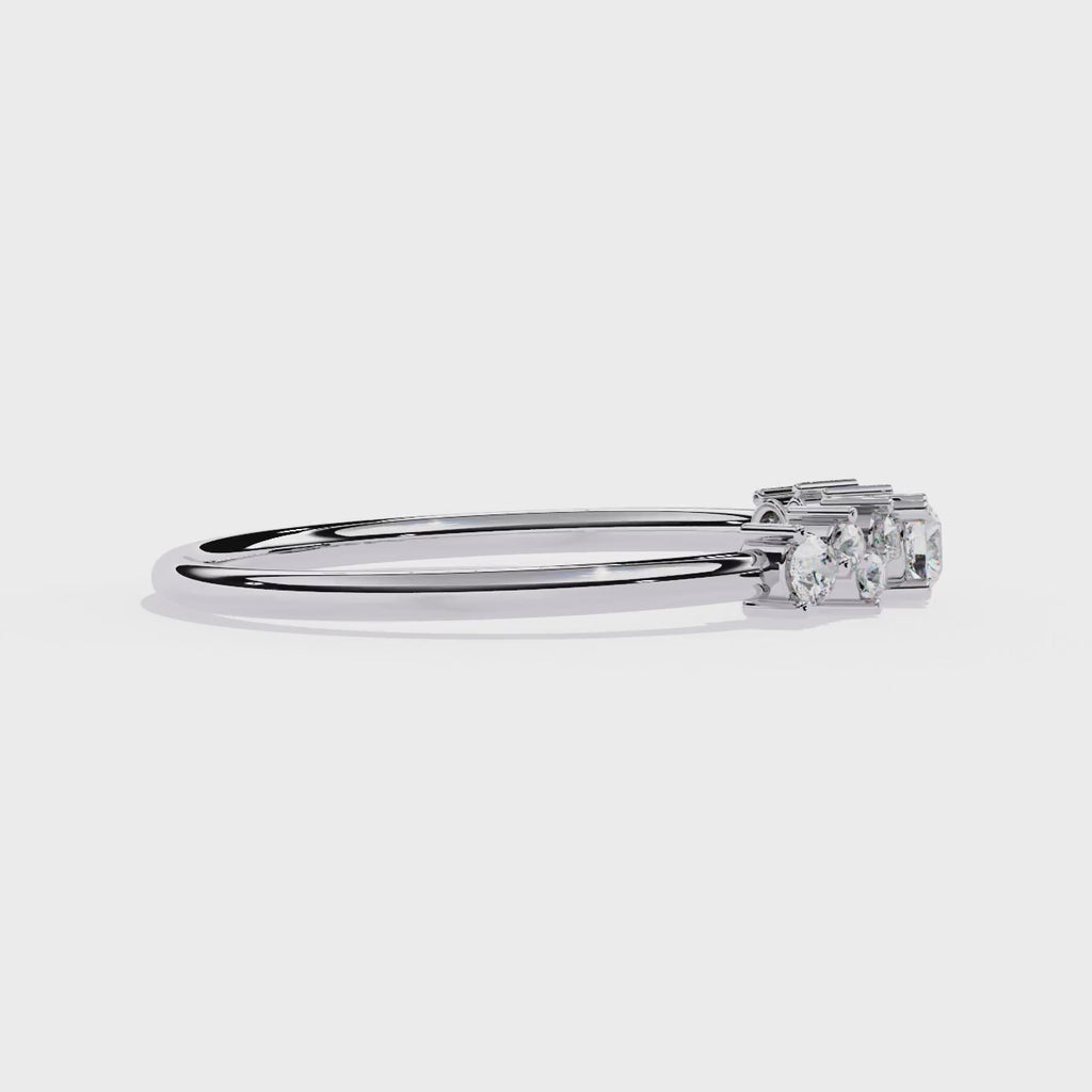Elegant Multi-Stone Lab Grown Diamond Ring