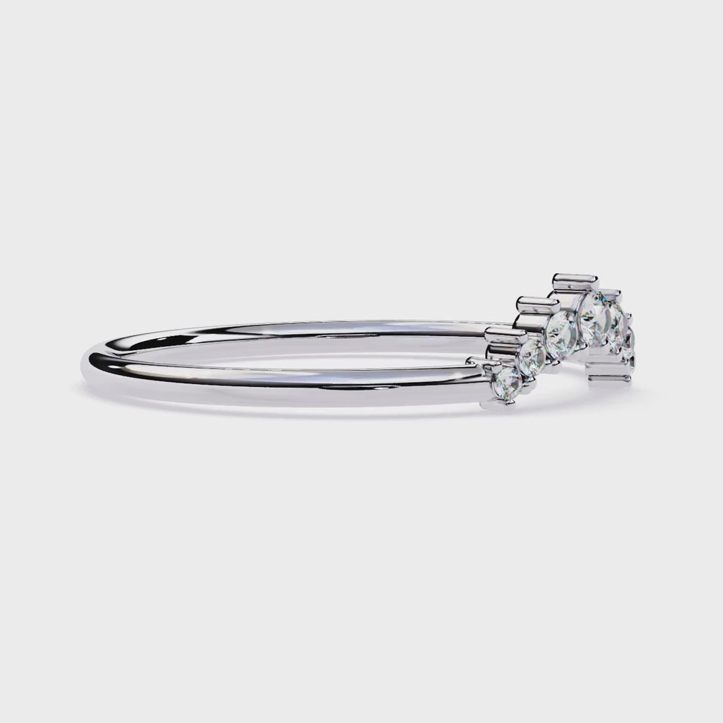 Lab Grown Diamond Crown Ring