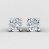 Lab Grown Diamond Round Studs Earrings .50ct