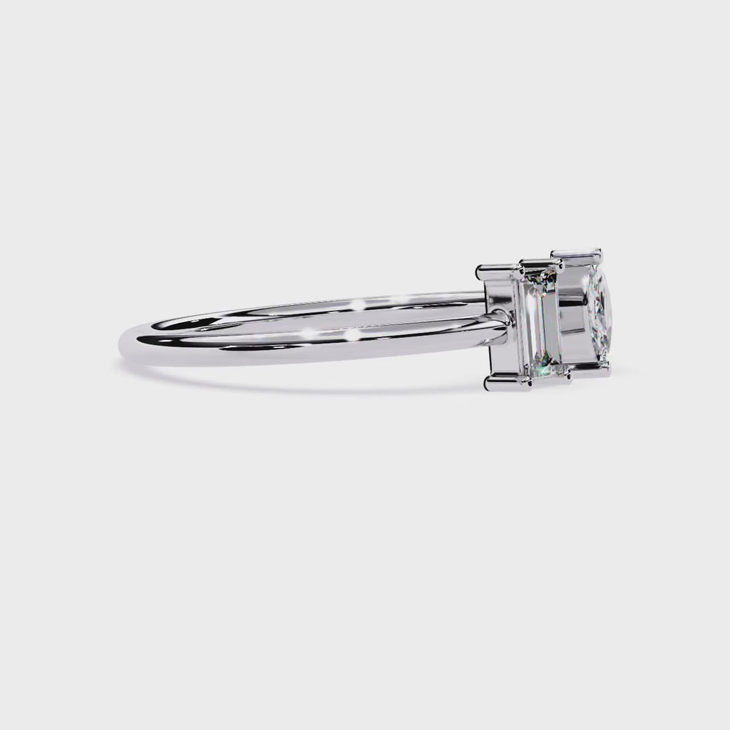 Two-Stone Toi Et Moi Lab Grown Diamond Ring