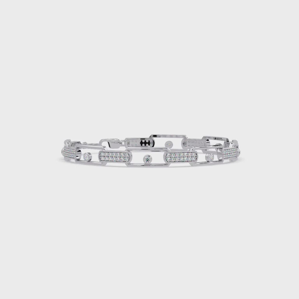 Brazalete elegante de diamantes de 1,25 quilates (copia)