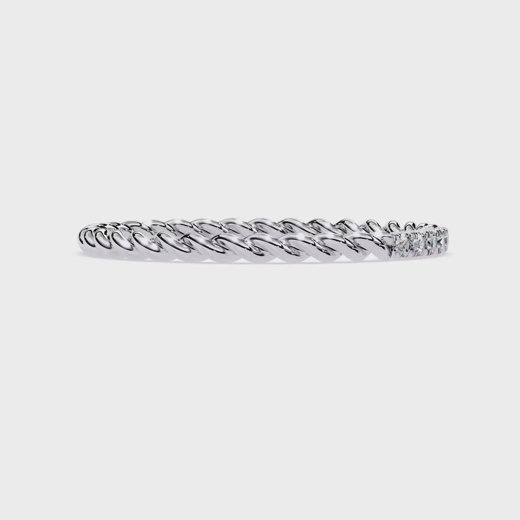 Lab Grown Diamond Rope Band Ring