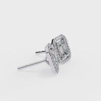 1.75ct Lab Grown Radiant Cut Diamond Studs