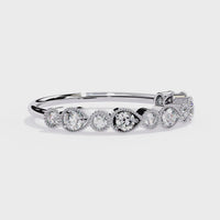 Pear & Round Lab Grown Diamond Ring