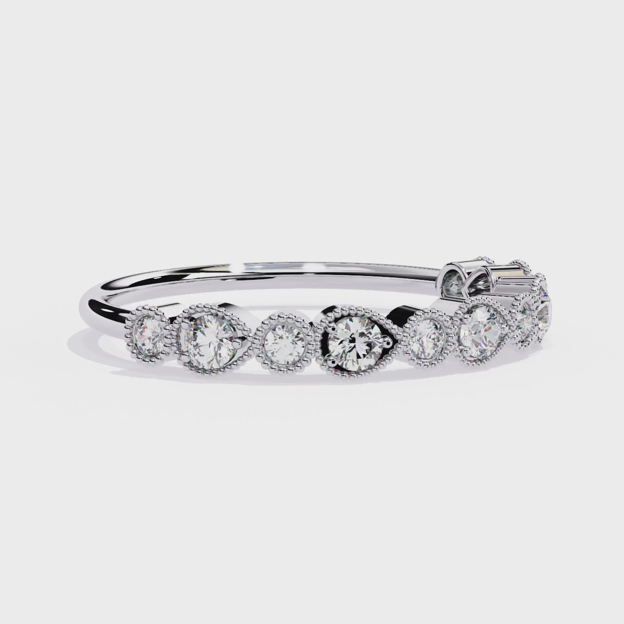 Pear & Round Lab Grown Diamond Ring