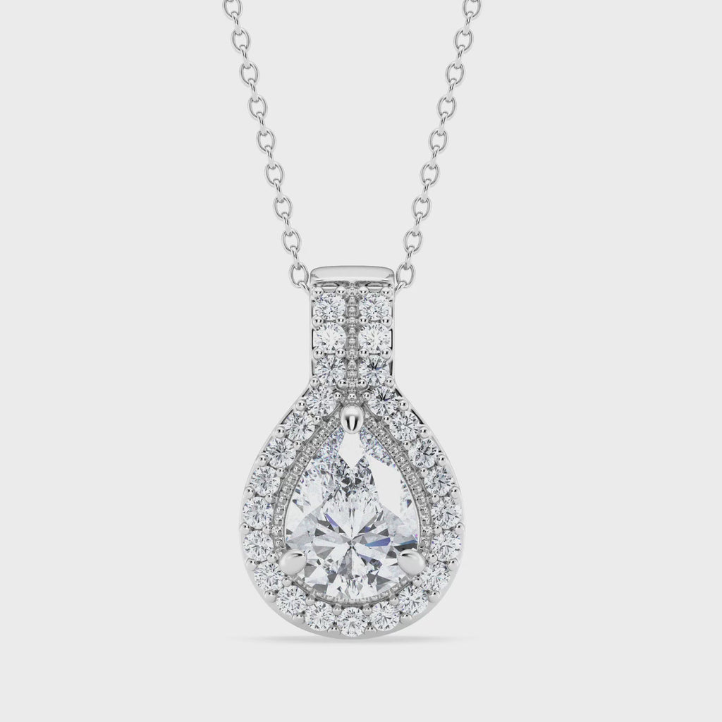 Eternal Teardrop Lab Grown Diamond Pendant