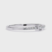 Baguette & Round Lab Grown Diamond Ring