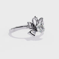 Bow-Inspired Lab Grown Diamond Ring