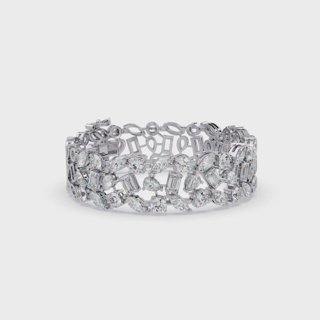 Brazalete elegante de diamantes de 1,25 quilates (copia)