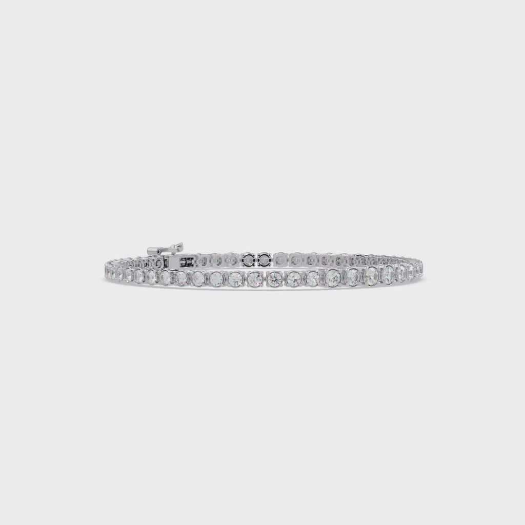 3.75 Carat Lab Grown Diamond Tennis Bracelet