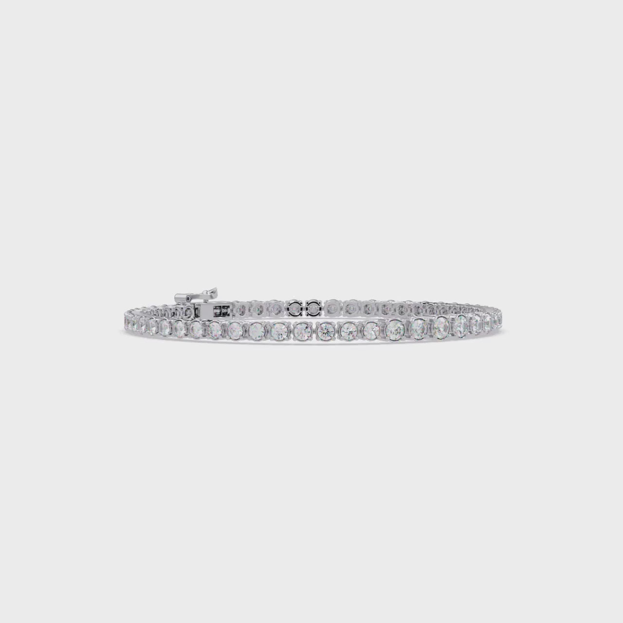 3.75 Carat Lab Grown Diamond Tennis Bracelet