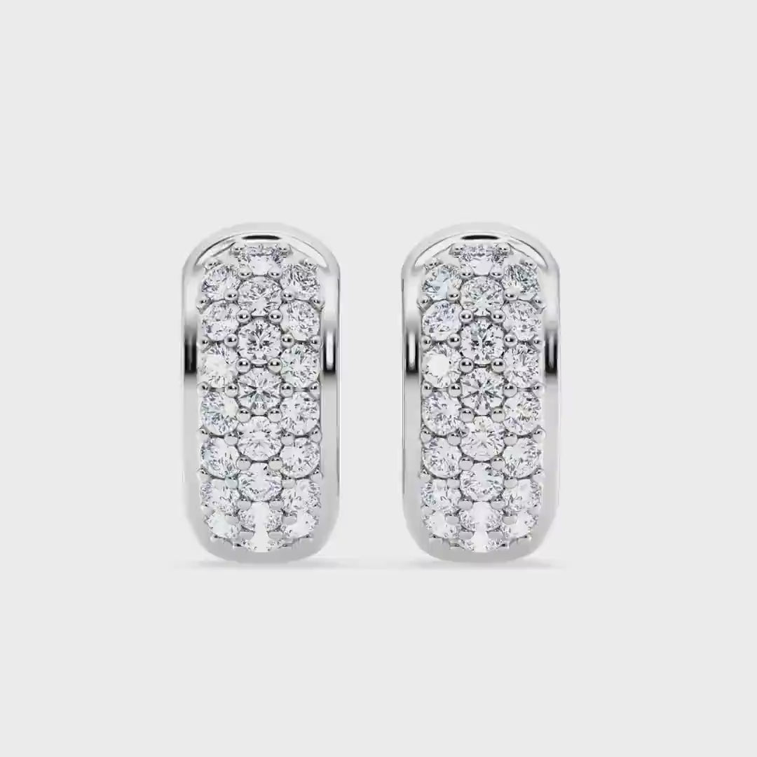 Lab Grown Diamond Huggies Earrings