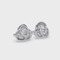 Pendientes tipo chaqueta con diamantes cultivados en laboratorio de 3,25 quilates