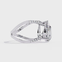 Stunning Pear Lab Grown Diamond Ring