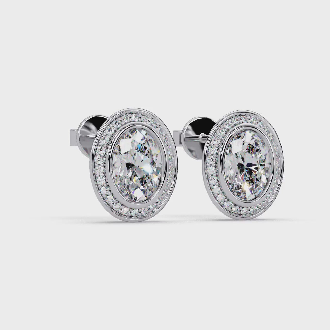 Pendientes tipo chaqueta con diamantes cultivados en laboratorio de 3,25 quilates