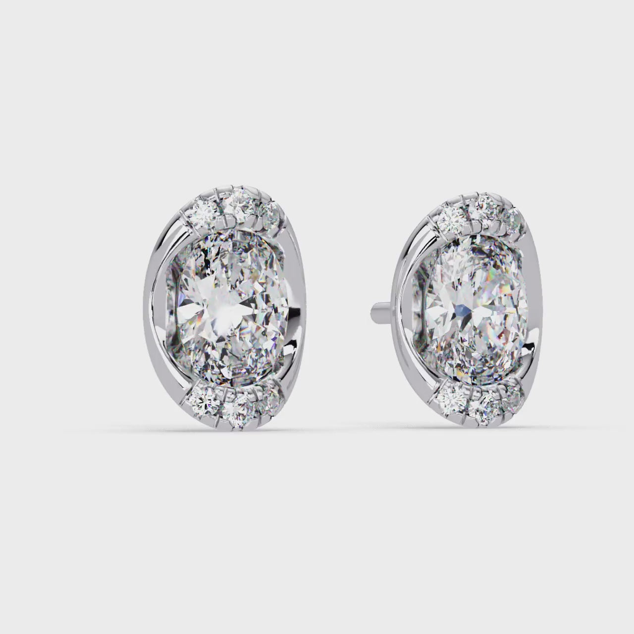 Pendientes tipo chaqueta con diamantes cultivados en laboratorio de 3,25 quilates