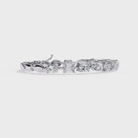 7 Carat Multi-Cut Lab Grown Diamond Bracelet