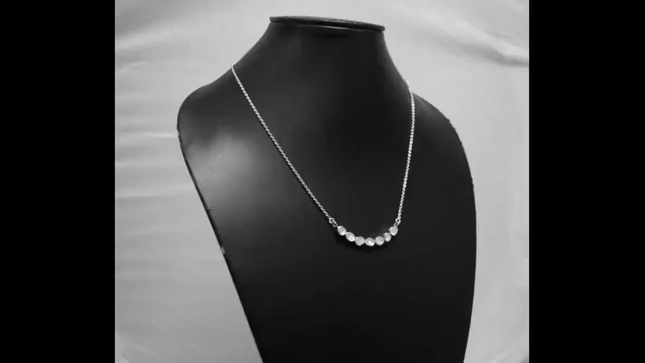 Collar de diamantes naturales de 1,00 ct