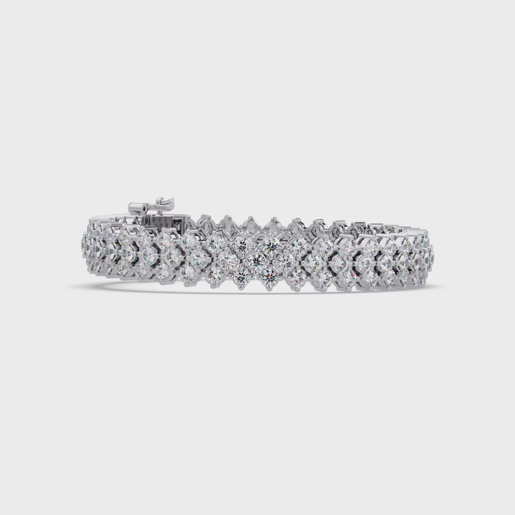 Brazalete elegante de diamantes de 1,25 quilates (copia)
