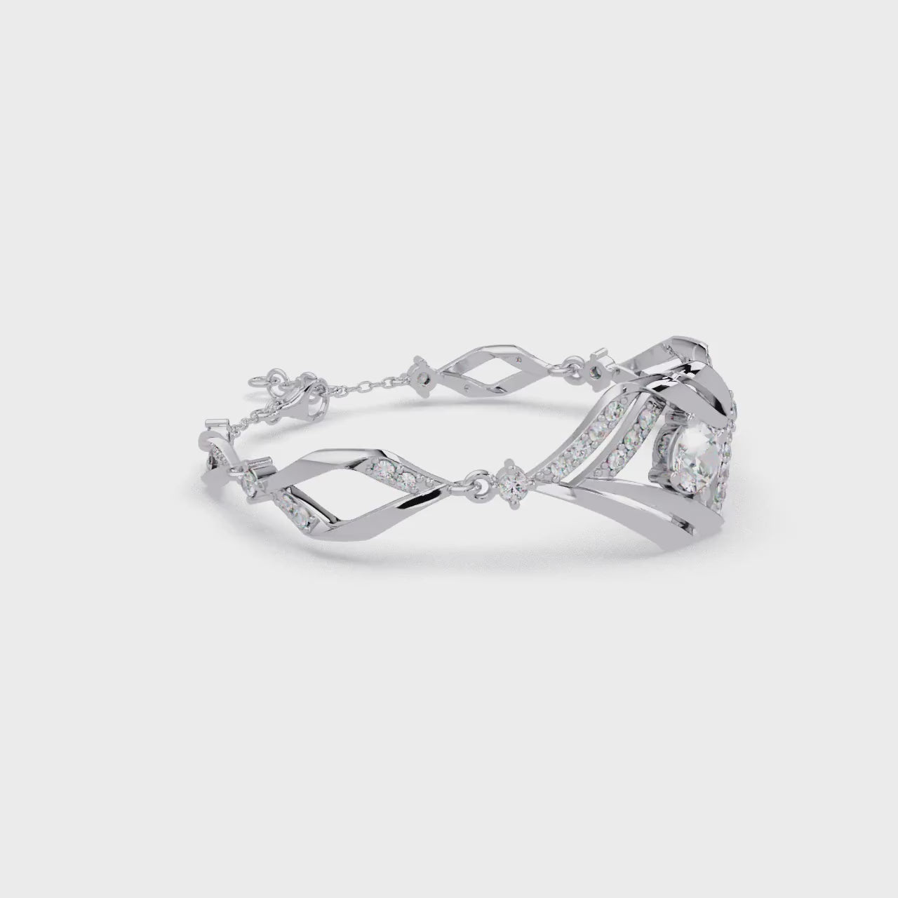 Brazalete elegante de diamantes de 1,25 quilates (copia)