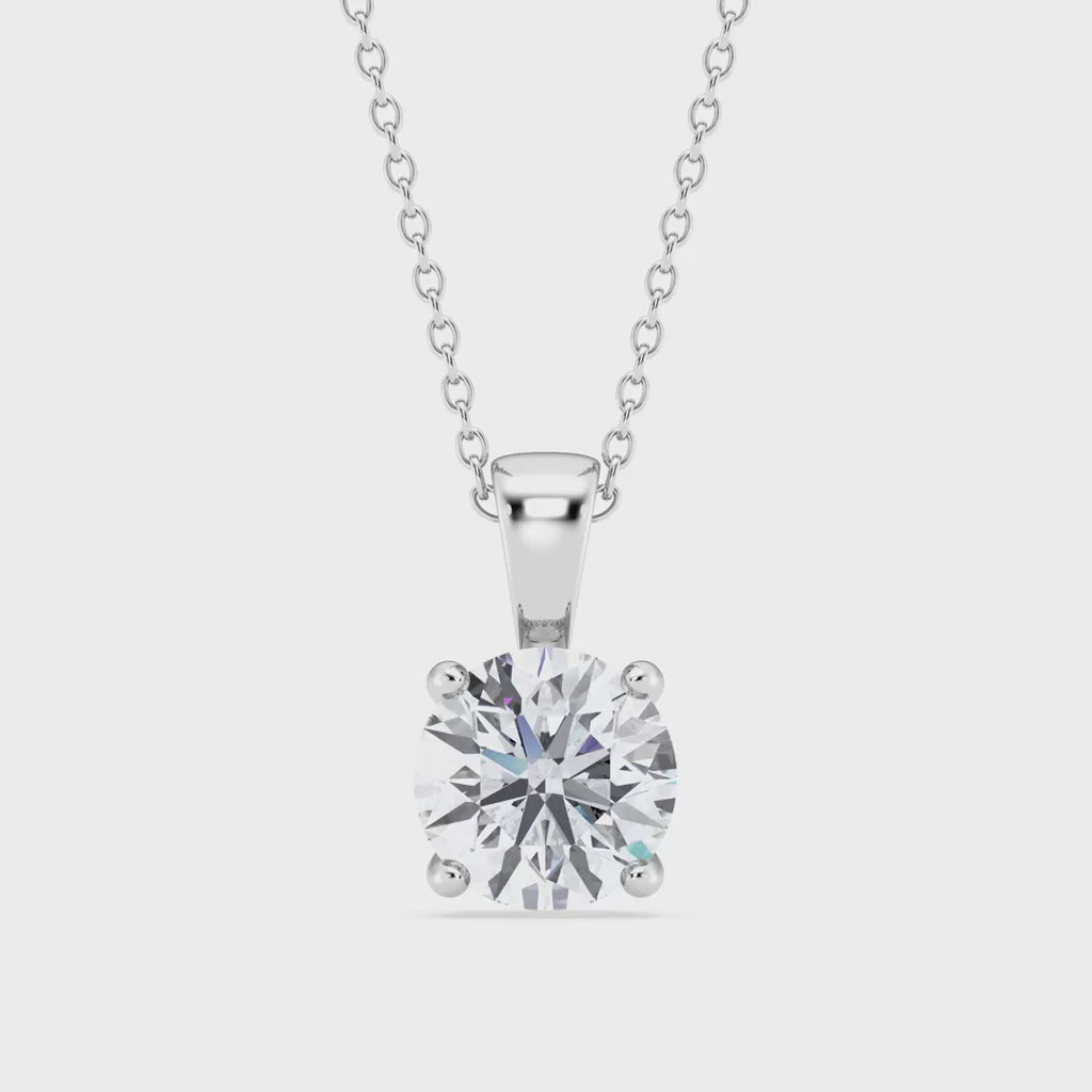 Lab Grown Diamond Solitaire Pendant