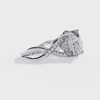 Bold Princess Cut Lab Grown Diamond Ring
