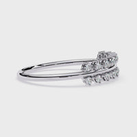 Double Row Lab Grown Diamond Band