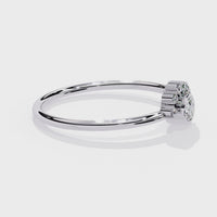 Bezel & Cluster Lab Grown Diamond Ring