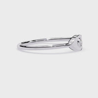 Solitaire Lab Grown Diamond Ring