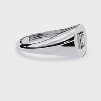 Bezel Baguette Lab Grown Diamond Ring