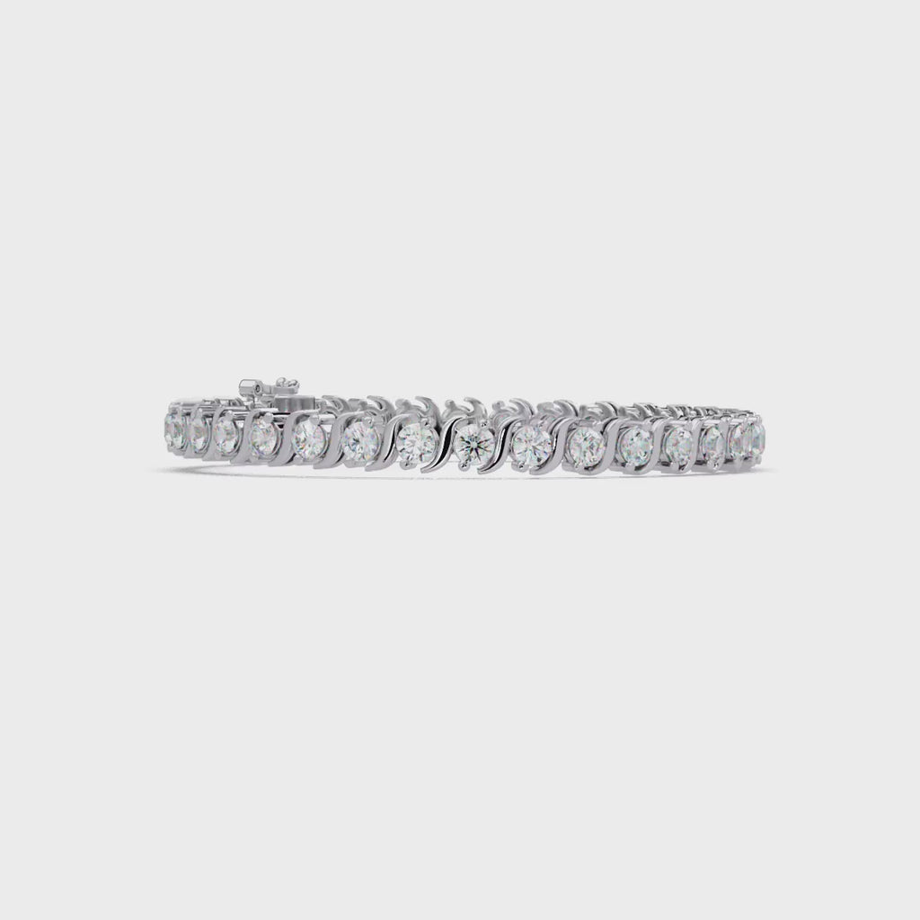 Brazalete elegante de diamantes de 1,25 quilates (copia)