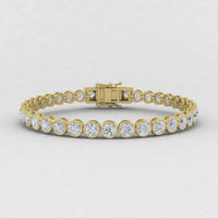 Pulsera de tenis con diamantes cultivados en laboratorio (3,00 ct-10,00 ct)