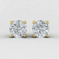 Lab Grown Diamond Round Studs Earrings .50ct