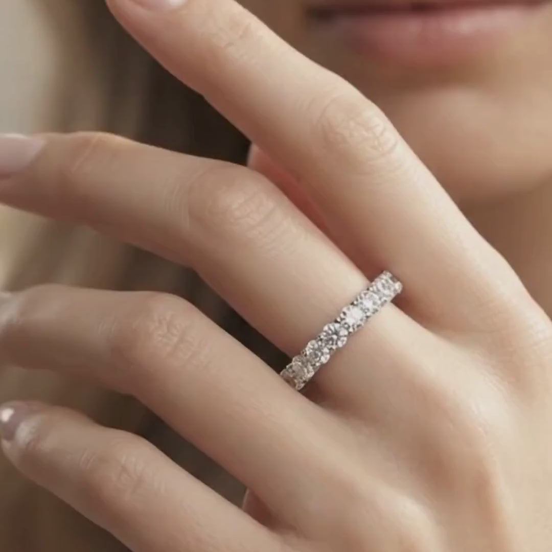Alianza de diamantes de laboratorio IGI (1 ct-2 ct)