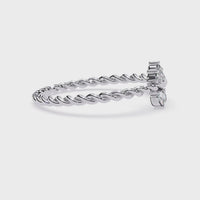 Lab Grown Diamond Rope Ring